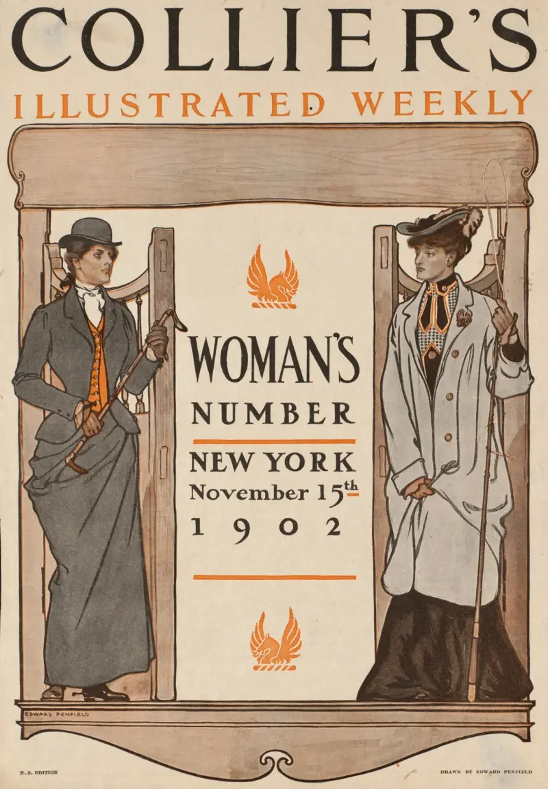 Collier's illustrerade veckotidning. Damnummer, New York, 15 november 1902 av Edward Penfield