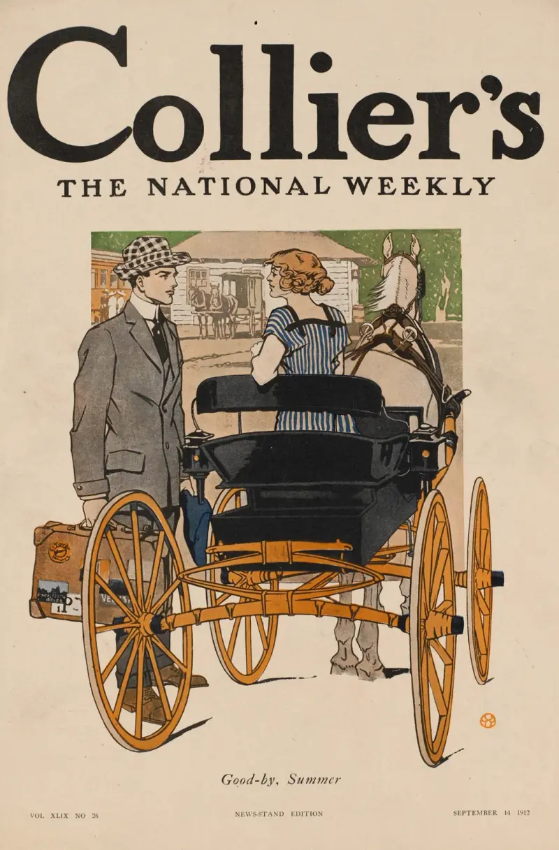 Collier’s, the national weekly. Farväl, sommaren. av Edward Penfield