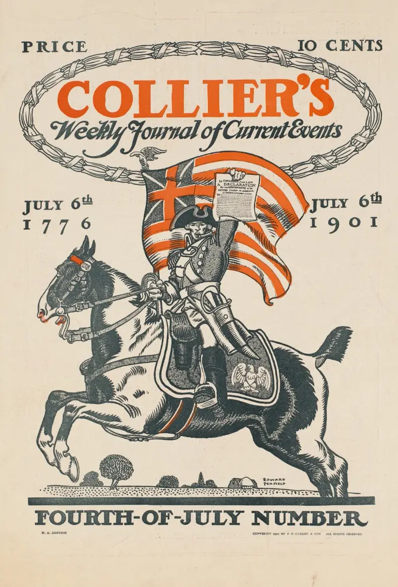 Collier's Weekly, Fourth-of-July-nummer av Edward Penfield