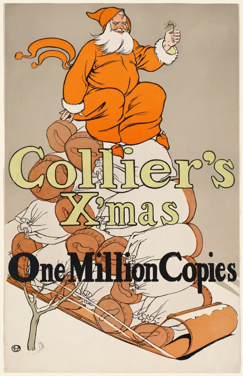 Collier’s X’mas, one million copies av Edward Penfield
