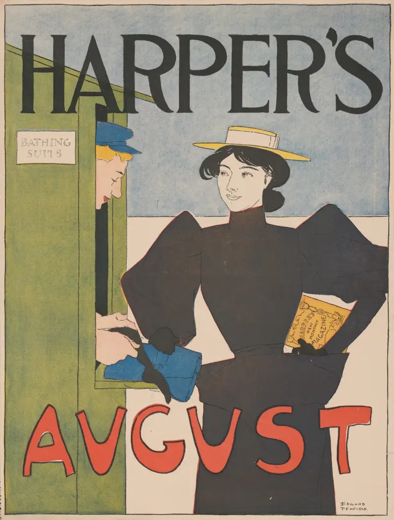 Harper's August, 1894, Edward Penfield