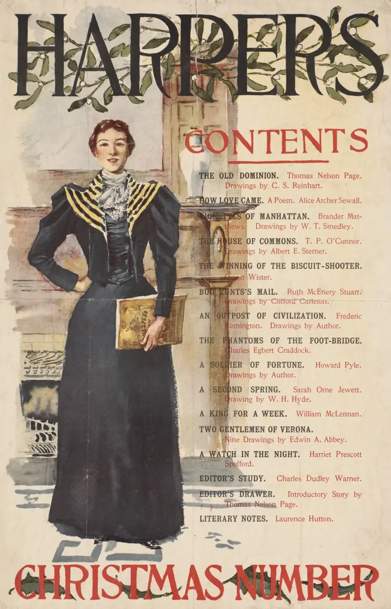 Harper’s Christmas number av Edward Penfield