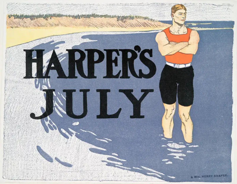 Harper’s July av Edward Penfield