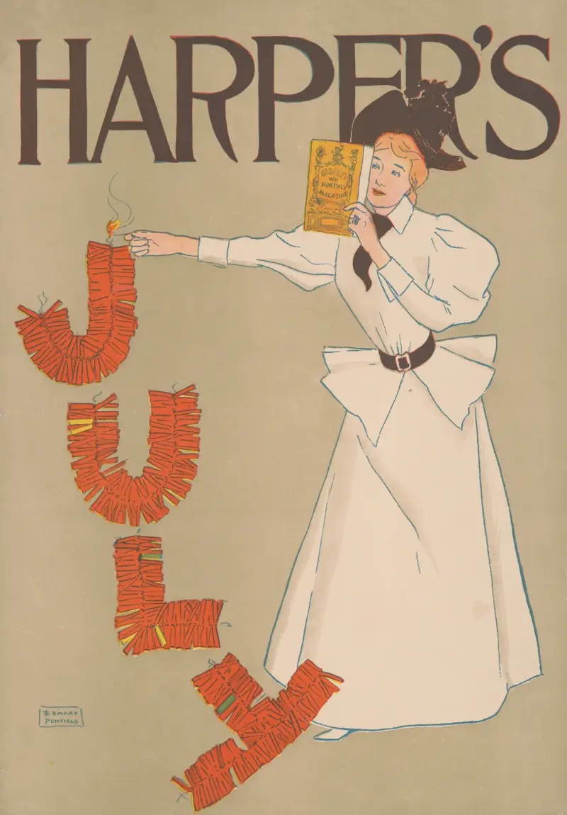 Harper’s juli av Edward Penfield