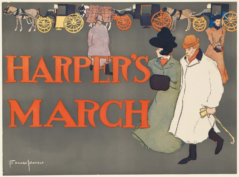 Harper’s March av Edward Penfield