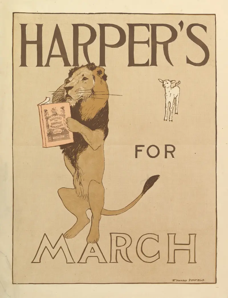 Harper’s, March av Edward Penfield