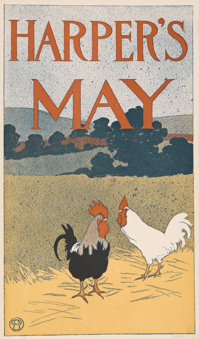 Harper’s May av Edward Penfield