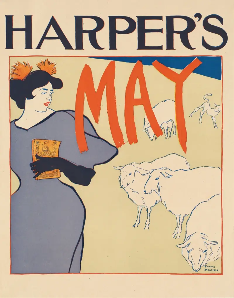 Harper’s May av Edward Penfield
