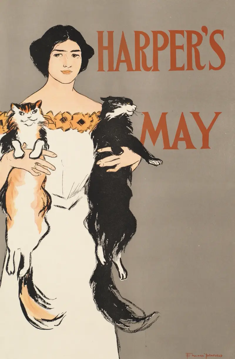 Harper’s May av Edward Penfield