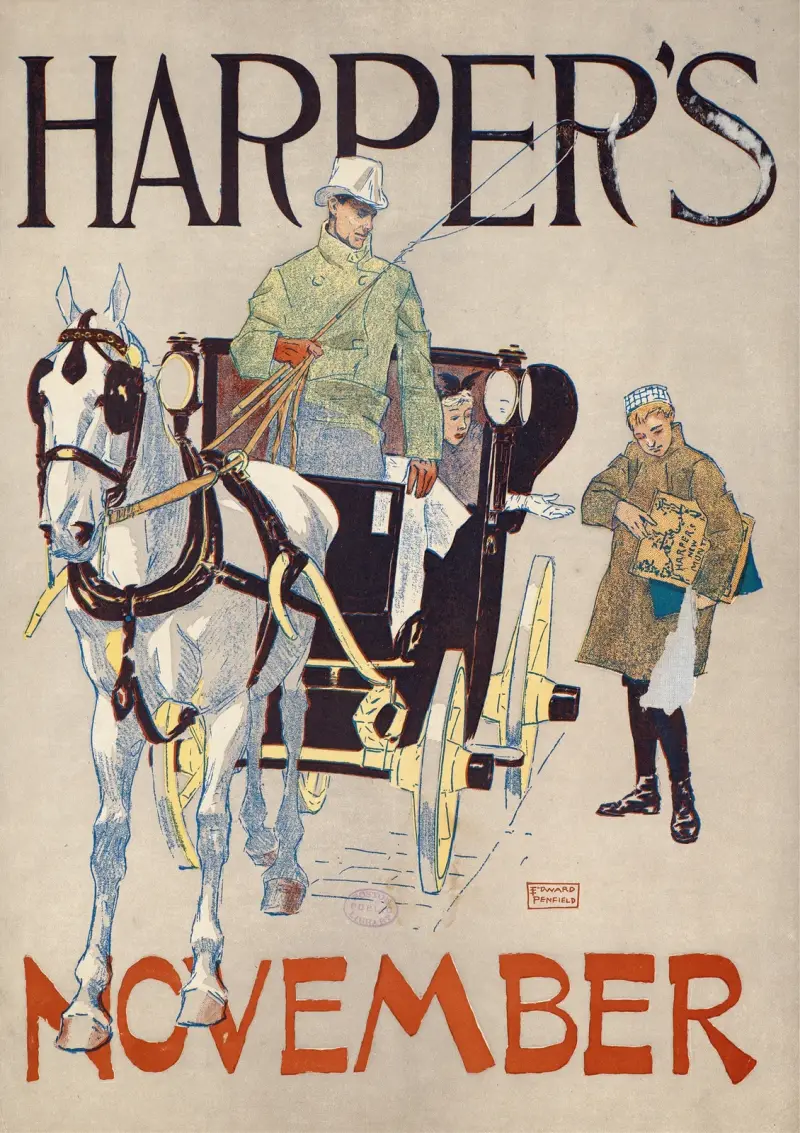Harper’s November av Edward Penfield