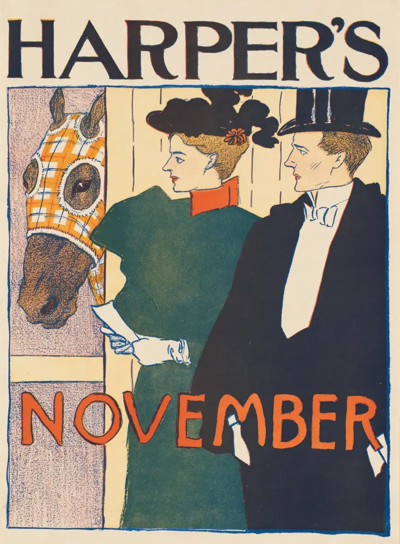 Harper’s November av Edward Penfield