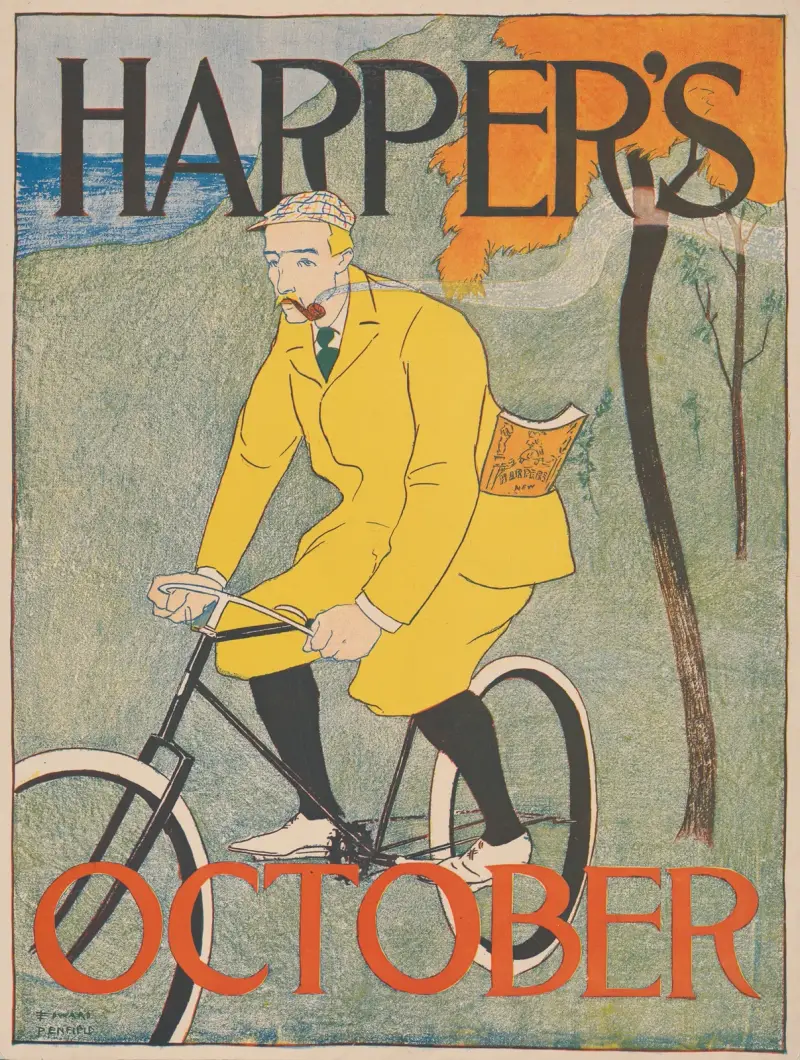 Harper’s oktober av Edward Penfield