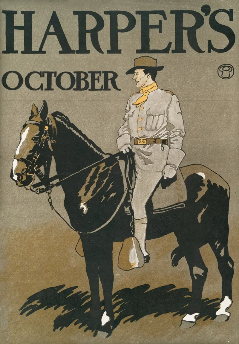 Harper's oktober av Edward Penfield