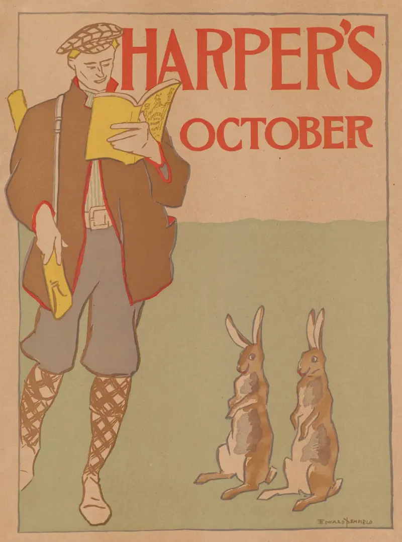 Harper's oktober av Edward Penfield