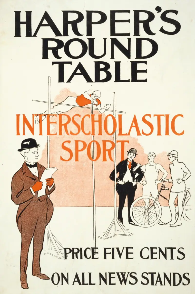 Harper's round table, interscholastic sport av Edward Penfield