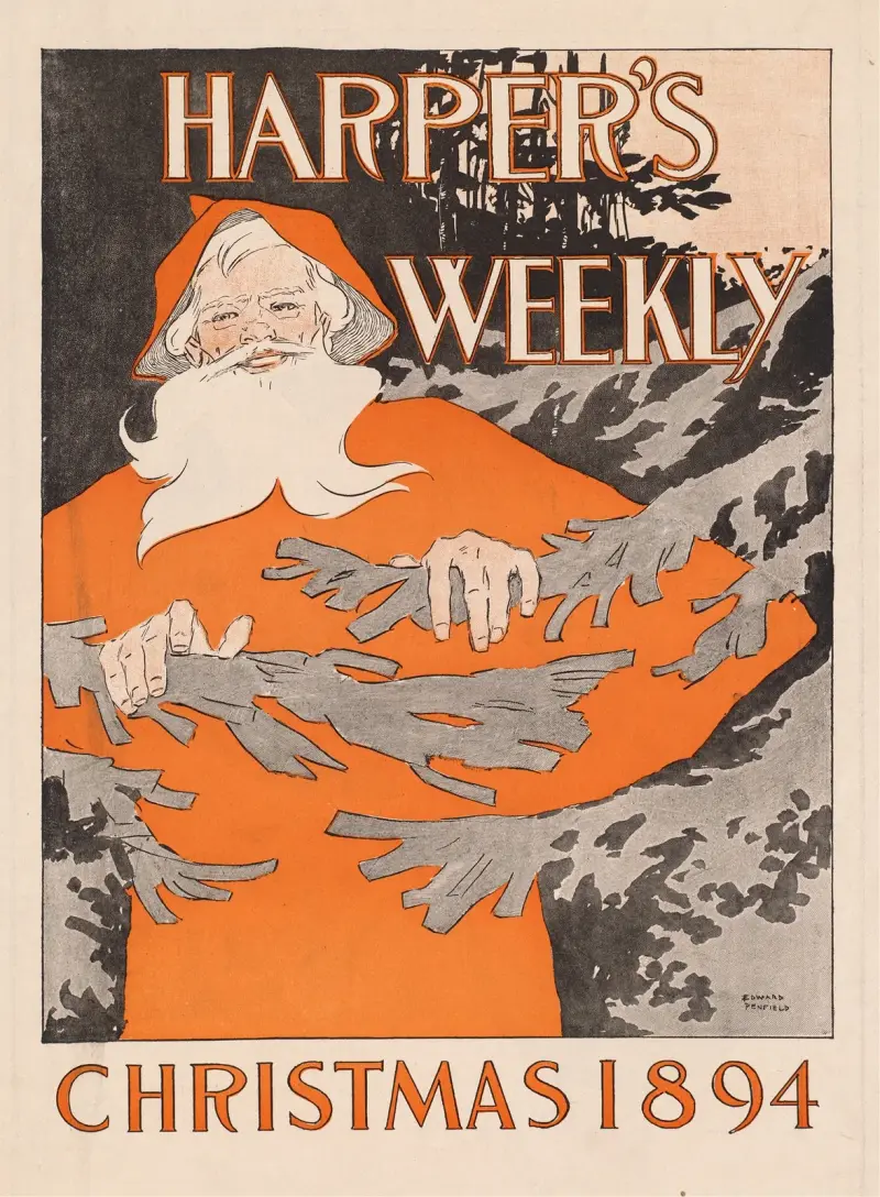 Harper’s Weekly, Christmas 1894 av Edward Penfield