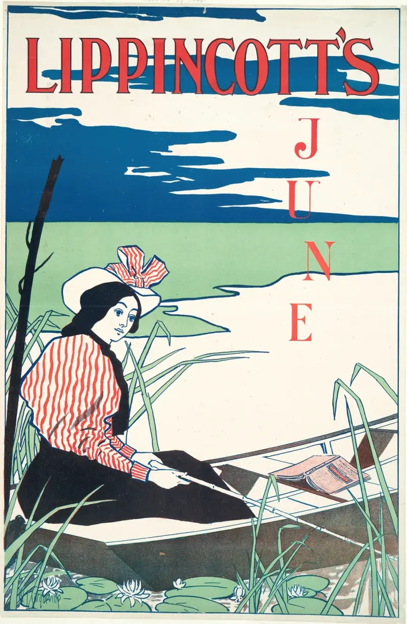 Lippincott’s, June av Edward Penfield