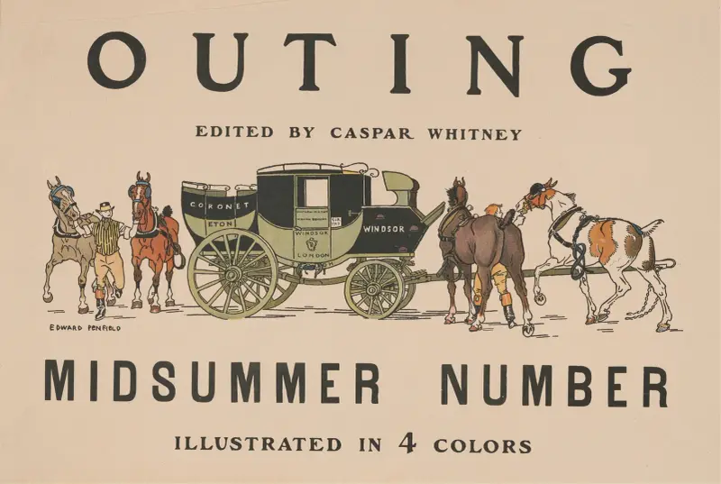 Outing edited by Caspar Whitney von Edward Penfield