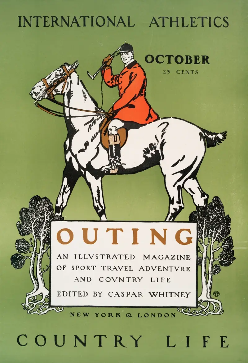 Outing, Illustrated Magazine of Sport Travel Adventure & Contry Life Edited by Caspar Whitney von Edward Penfield