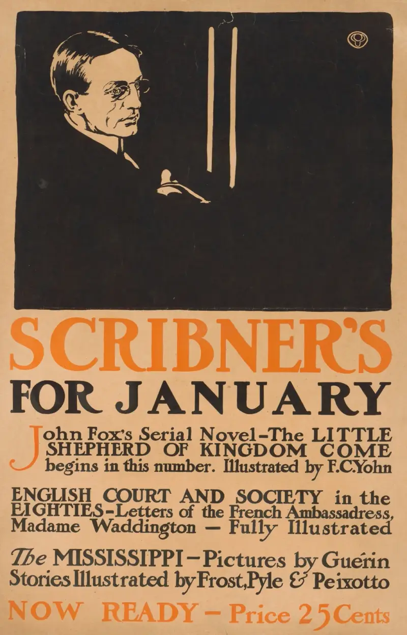 Scribner's för januari av Edward Penfield