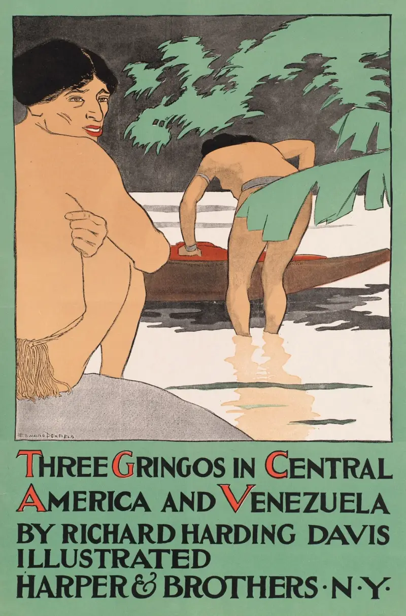 Three gringos in Central America & Venezuela by Richard Harding Davis av Edward Penfield