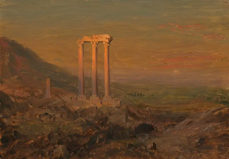Klasické ruiny, Sýrie, Frederic Edwin Church