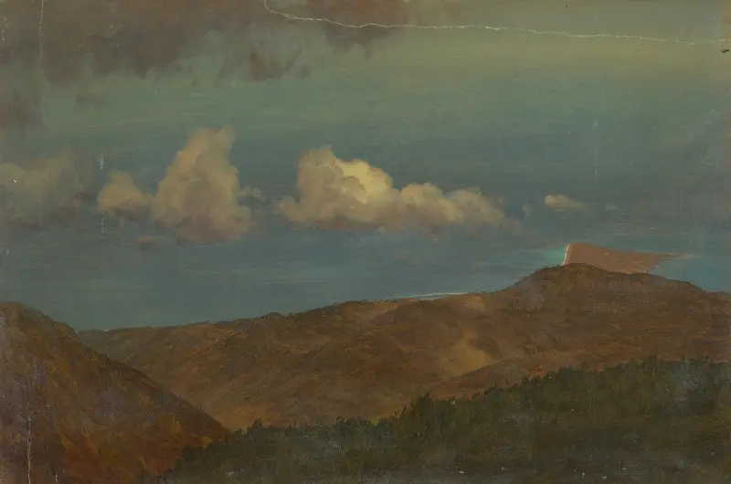 Kuperat landskap av Frederic Edwin Church