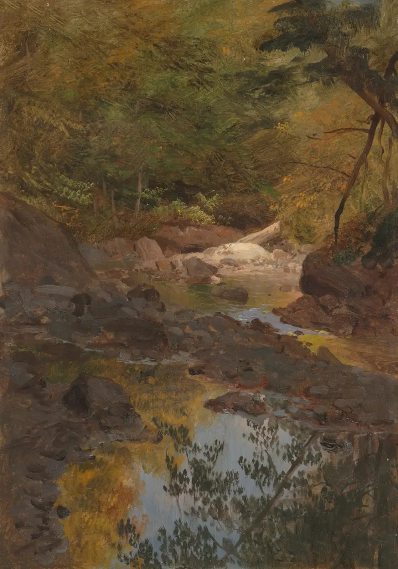 In the New England Woods av Frederic Edwin Church