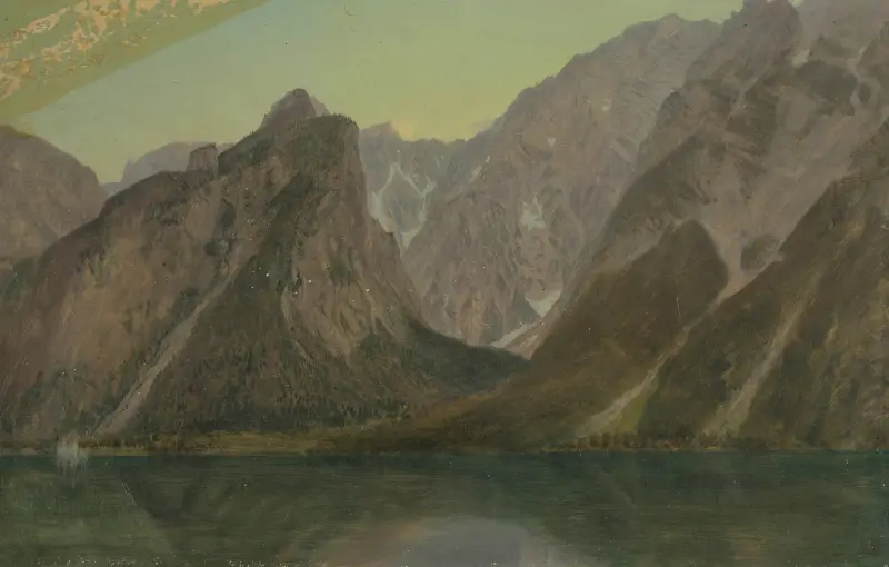 Königsee, nära Berchtesgaden, Bayern av Frederic Edwin Church
