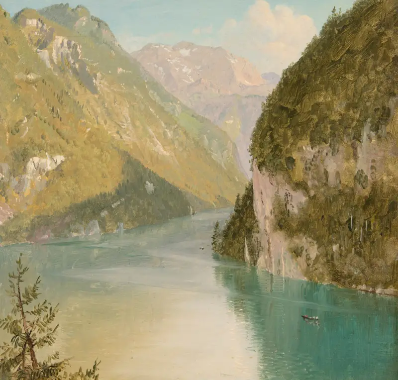 Königssee, Bayern av Frederic Edwin Church