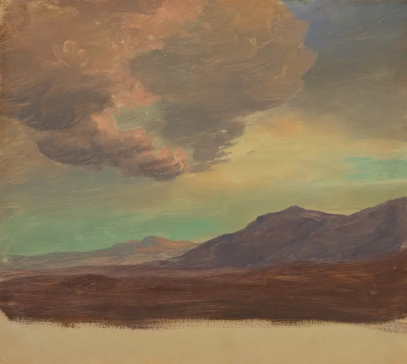 Landscape, near Palestine or Syria av Frederic Edwin Church