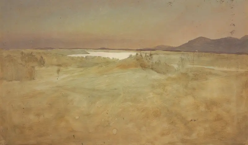 Utsikt från Olana, sydväst över Hudson Valley av Frederic Edwin Church