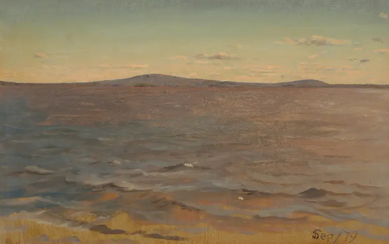 Maine coast, surf av Frederic Edwin Church
