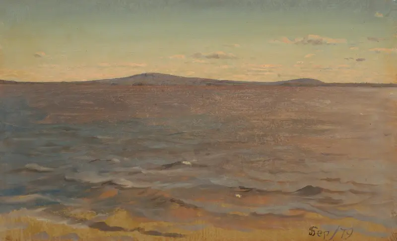 Maine, Lake Katahdin av Frederic Edwin Church