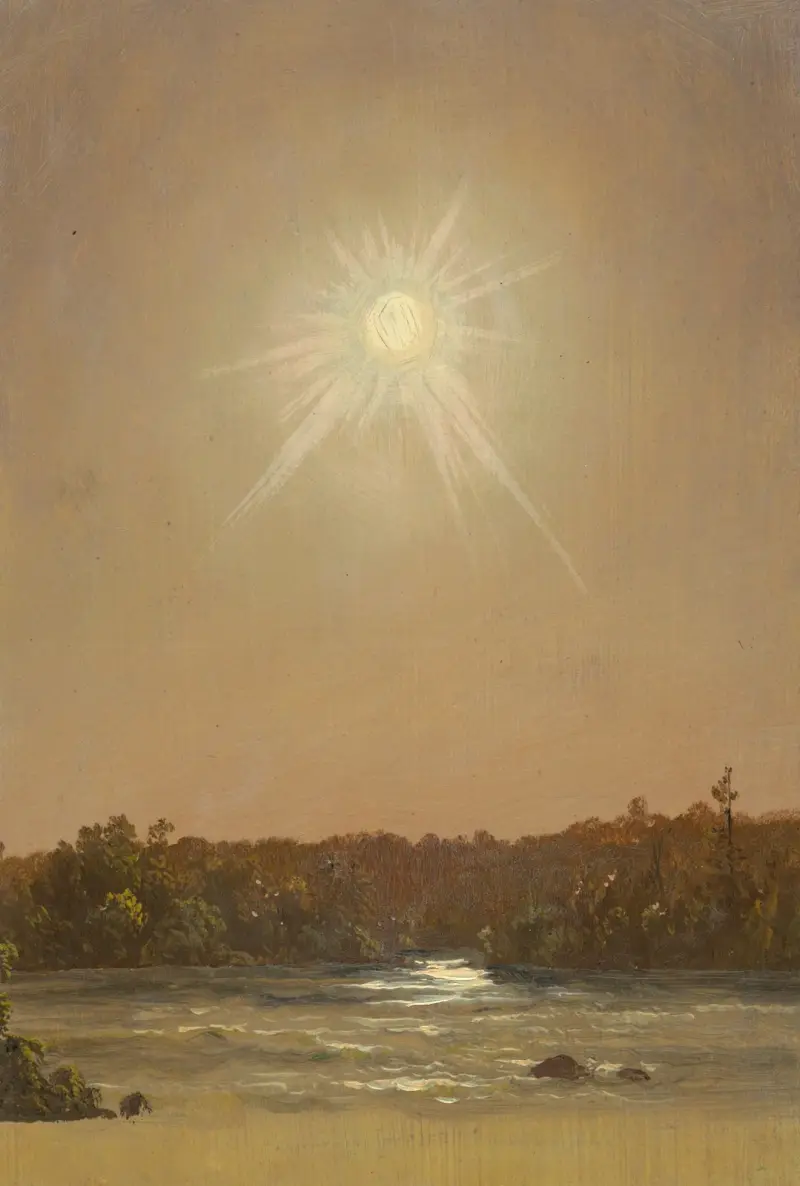 Maine sunset, Frederic Edwin Church