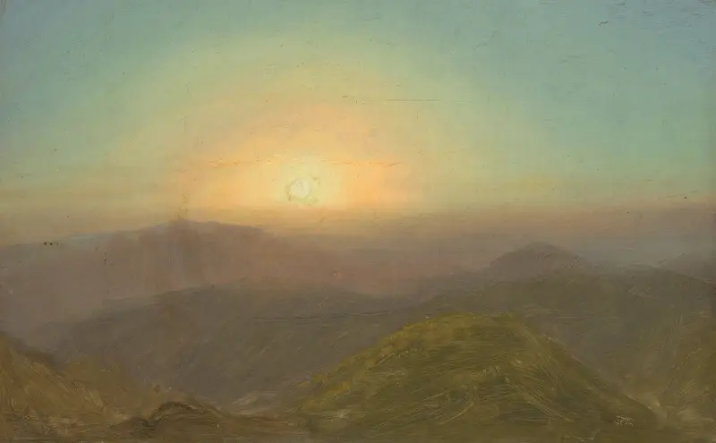 Morgonlandskap av Frederic Edwin Church