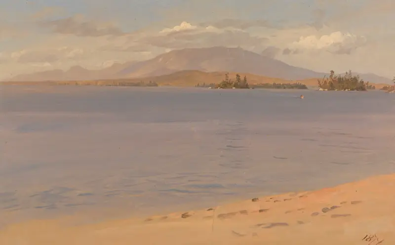 Mount Katahdin z jeziora Millinocket, Frederic Edwin Church