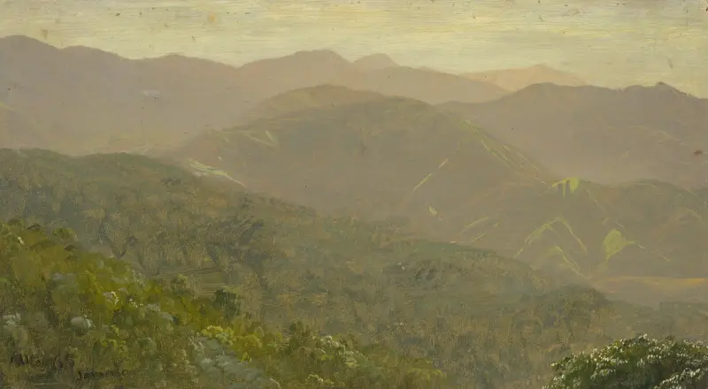 Bergslandskap av Frederic Edwin Church