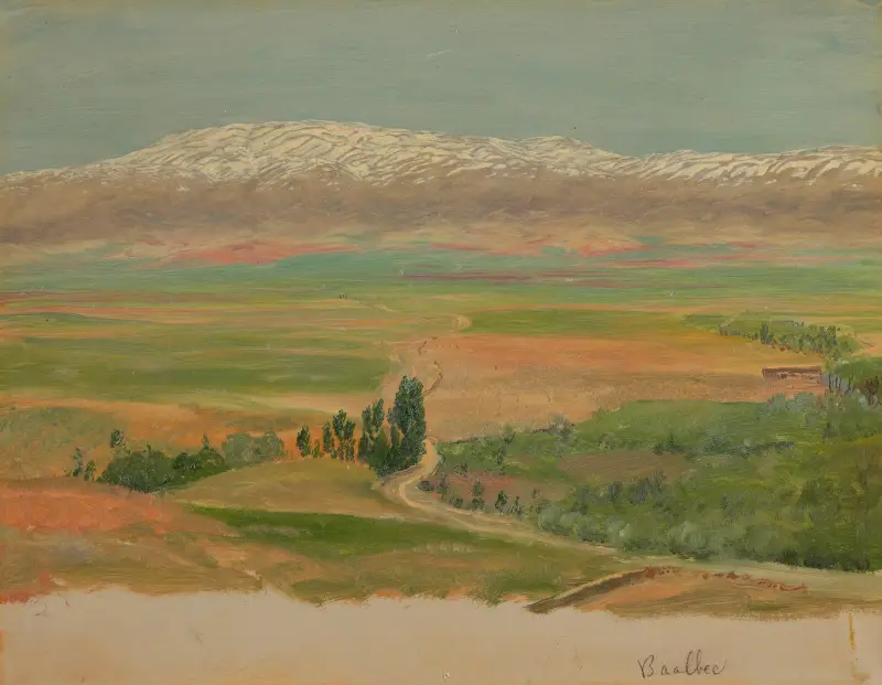 Berg nära Baalbek av Frederic Edwin Church