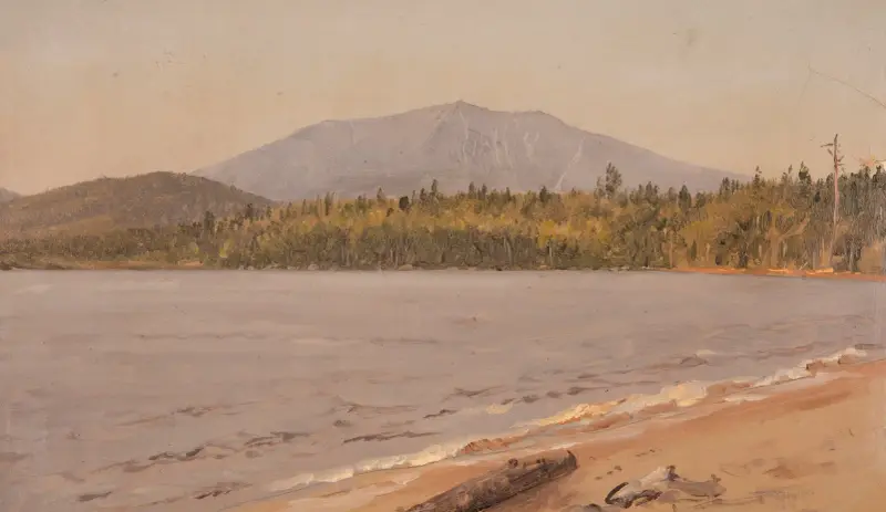Mt. Katahdin från Togue Pond av Frederic Edwin Church