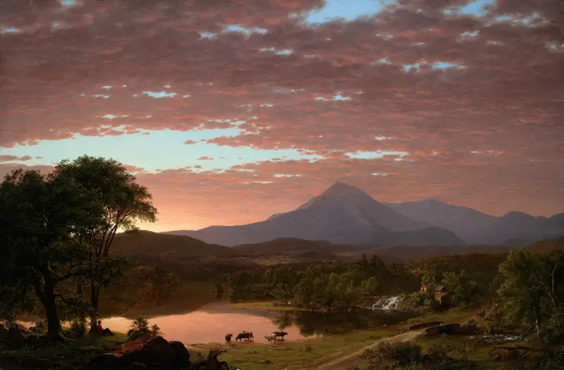 Mt. Ktaadn von Frederic Edwin Church