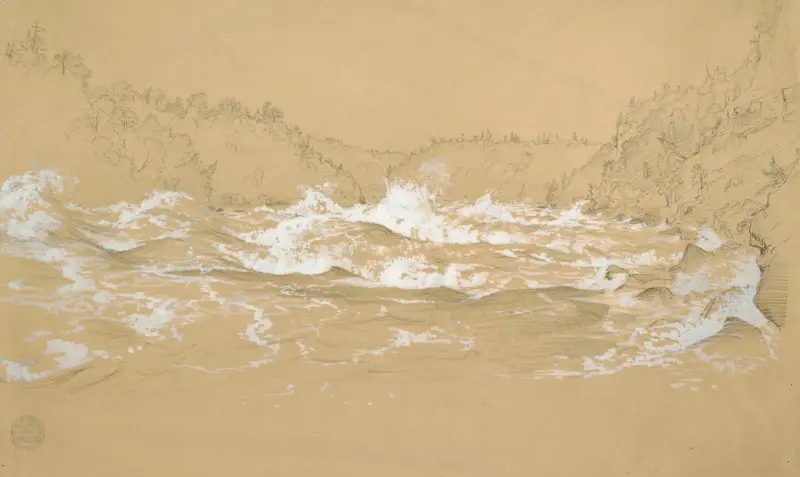 Niagarafallets ravin av Frederic Edwin Church
