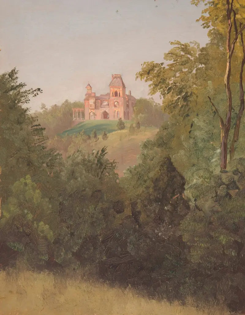 Olana from the Southwest av Frederic Edwin Church
