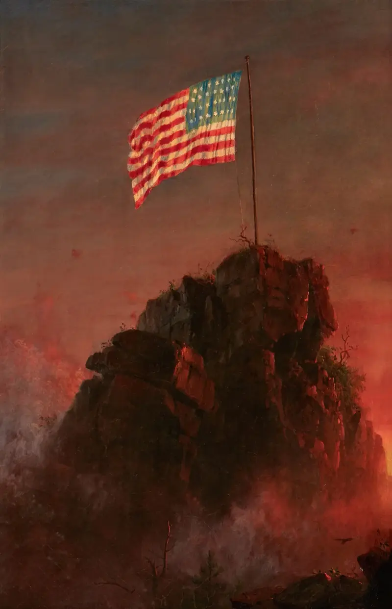Our Flag av Frederic Edwin Church