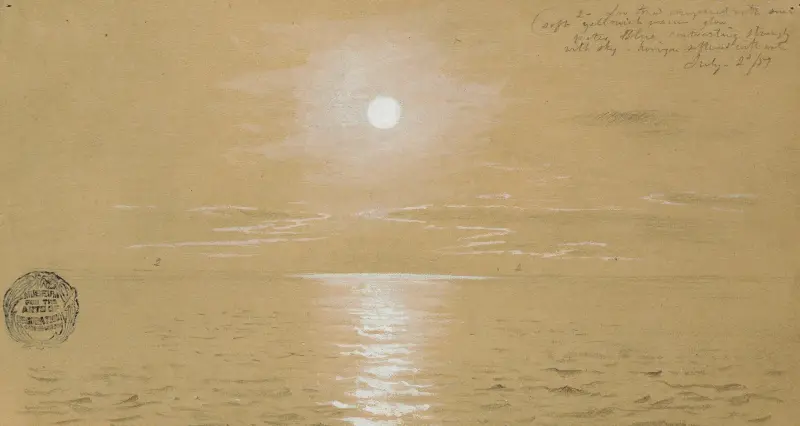 Havsutsikter, Newfoundland, 6 juli 1859 av Frederic Edwin Church