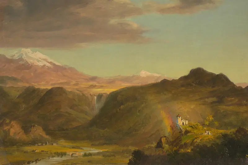 Sydamerikanskt landskap av Frederic Edwin Church