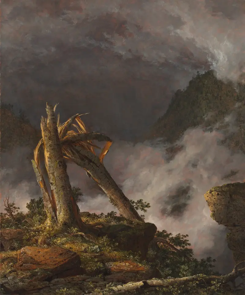 Sturm in den Bergen von Frederic Edwin Church