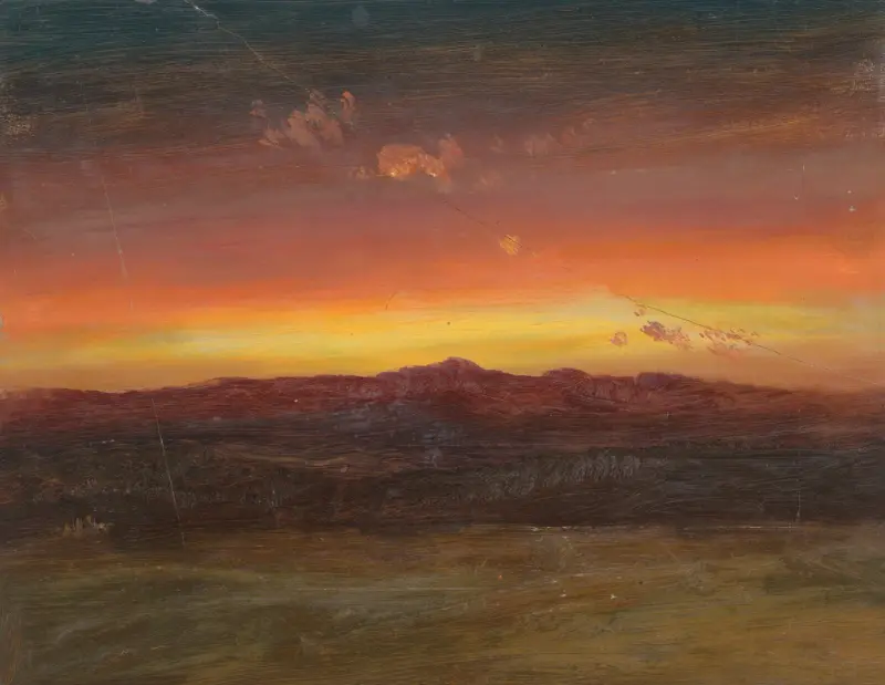 Solnedgång av Frederic Edwin Church
