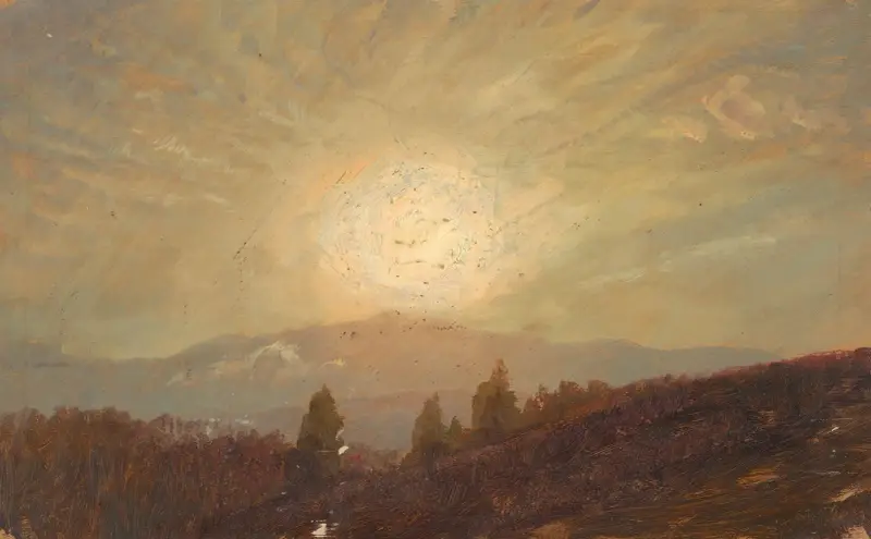 Solnedgång av Frederic Edwin Church