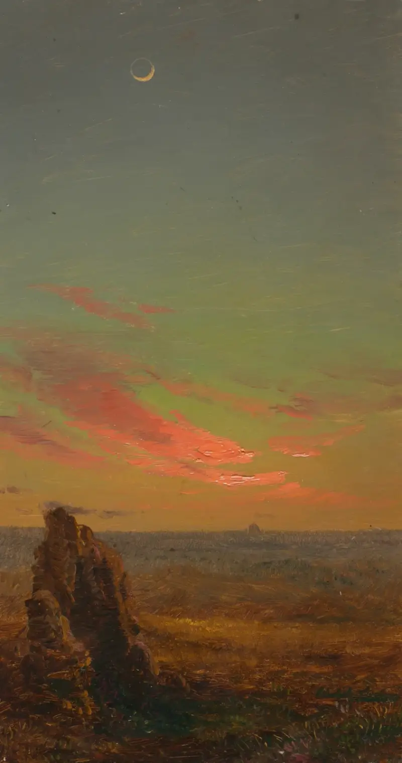 Solnedgång nära Rom av Frederic Edwin Church